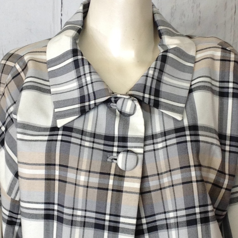 Attention Plaid Fully Lining Jacket - image 2